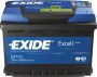 Автомобильный аккумулятор Exide Excell EB740 74А/ч-12V ст EN680 европейские обратная 278x175x190