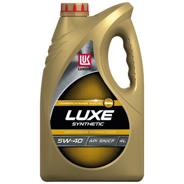 Лукойл LUXE 5W-40 API SN/CF; ACEA A3/B3, A3/B4 синтетическое 4 л 207465